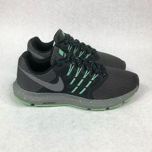 Nike Run Swift SE Black Gun-smoke Green Sneakers